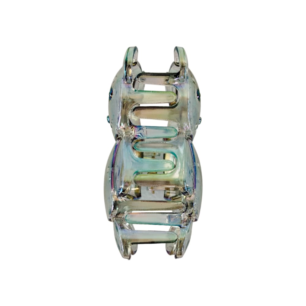 Gancho con figura de oso transparente con acabado tornasolado para el cabello Tiara - Miniatura 3