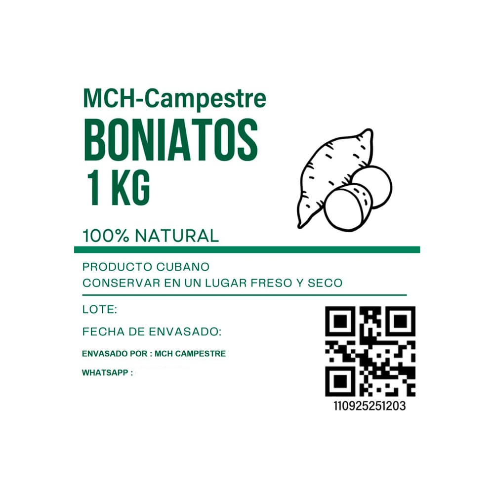 Boniato MCH-Campestre (1 kg / 2.2 lb) - Miniatura 2