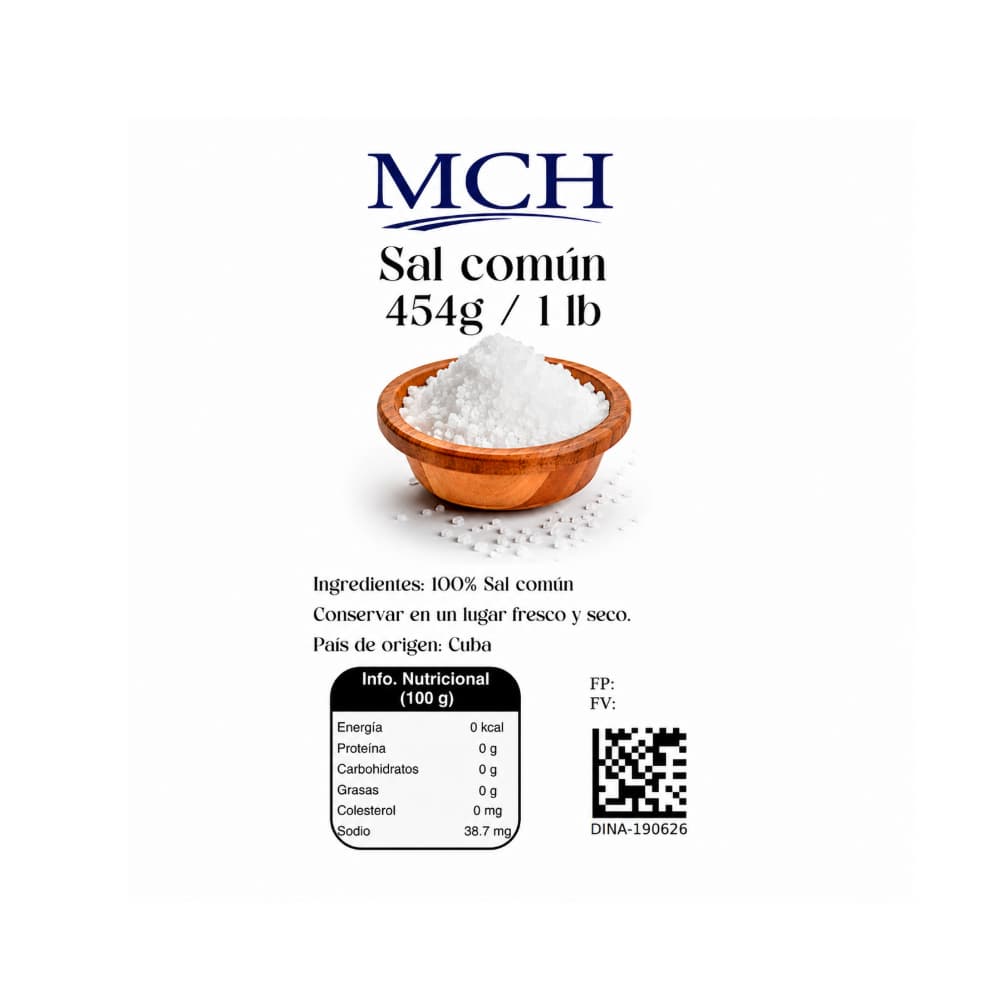 Sal común MCH (454 g / 1 lb) - Miniatura 2