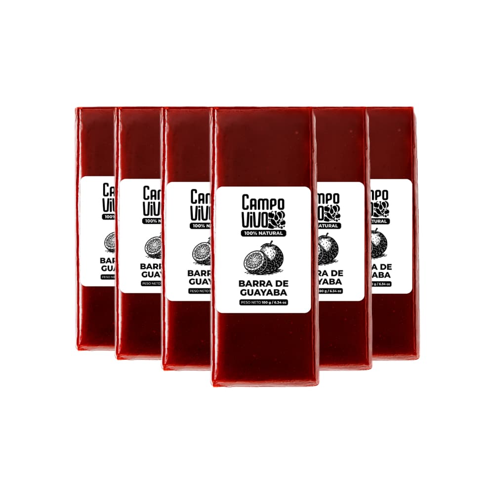 Barra de guayaba Campo Vivo (6 x 180 g / 6.34 oz) - Miniatura 1