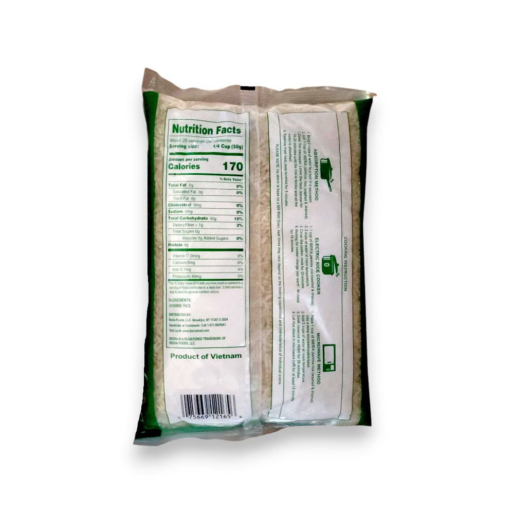 Arroz jasmine grano largo Iberia (907 g / 2 lb) - Miniatura 2