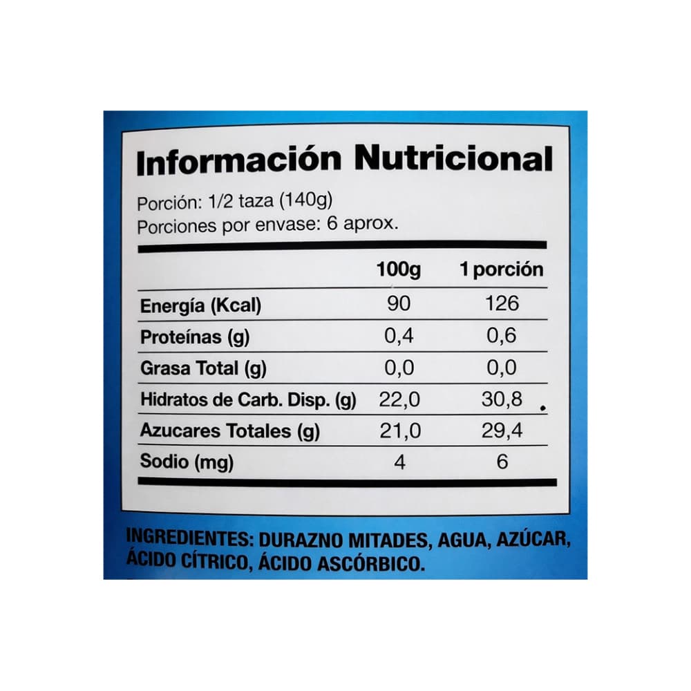 Duraznos en mitades Coliseo (820 g / 28.9 oz) - Miniatura 3