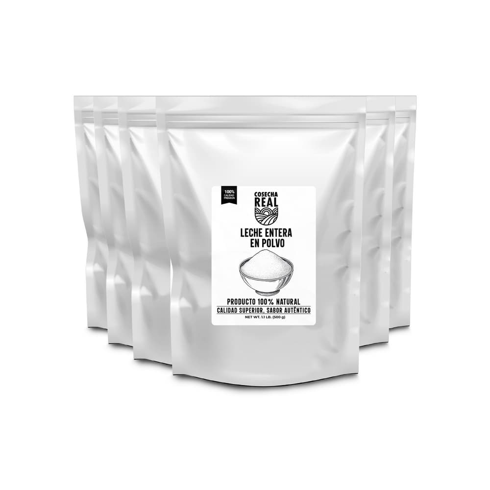 Leche entera en polvo Cosecha Real (6 x 500 g / 1.1 lb) - Imagen 1