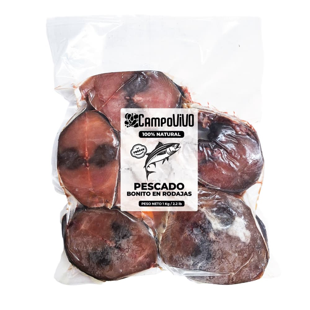 Pescado bonito en rodajas Campo Vivo (1 kg / 2.2 lb) - Imagen 1