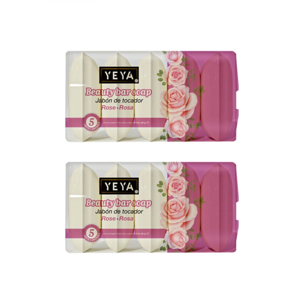 Jabón de tocador de rosa (2 X 300 g / 10.58 oz) - Imagen 1