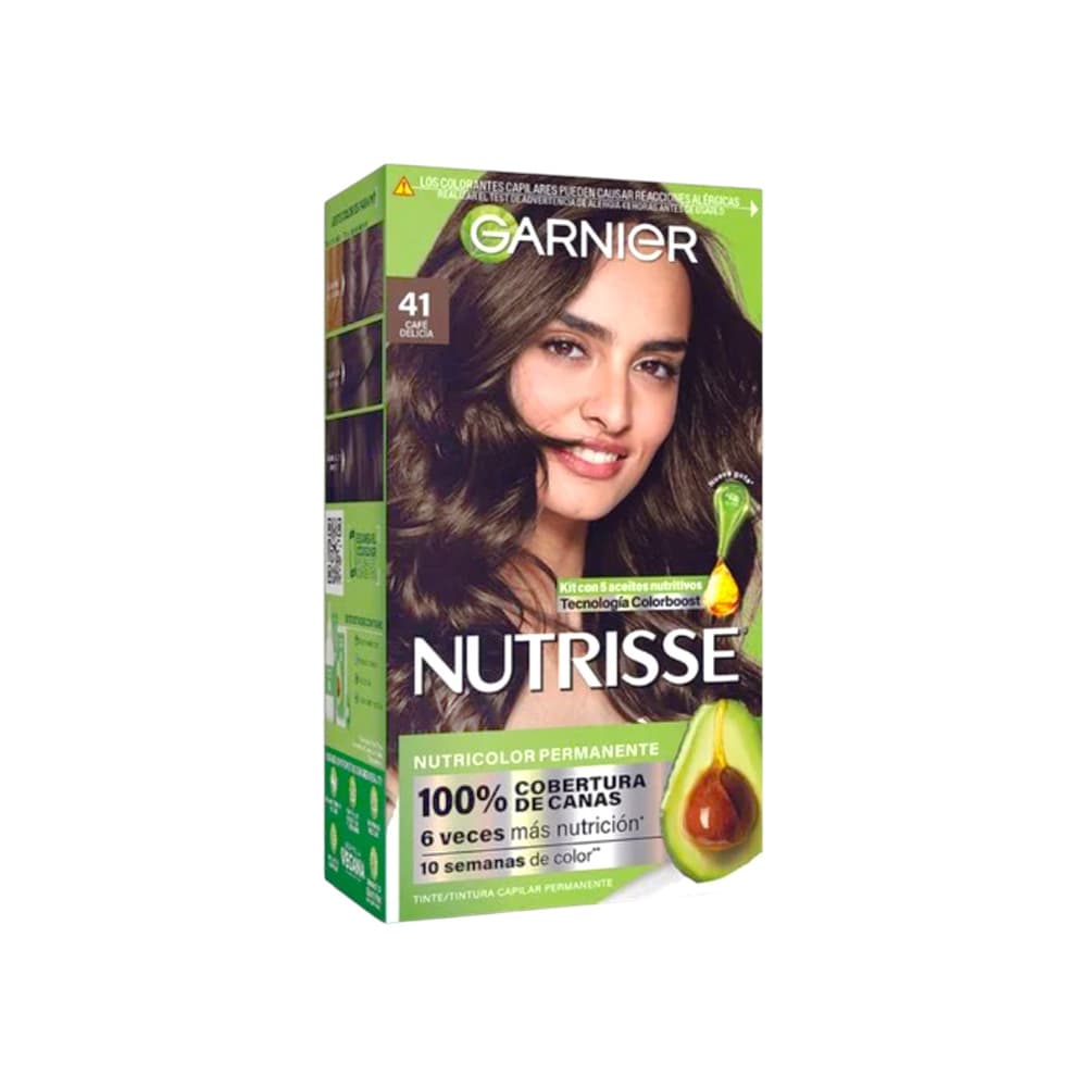 Tinte para el cabello 41 café delicia Nutrisse Garnier - Miniatura 3