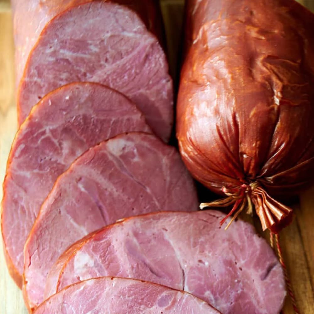 Jamón vicking especial embuchado lasqueado Y&D Ricos (1 kg / 2.2 lb) - Miniatura 2