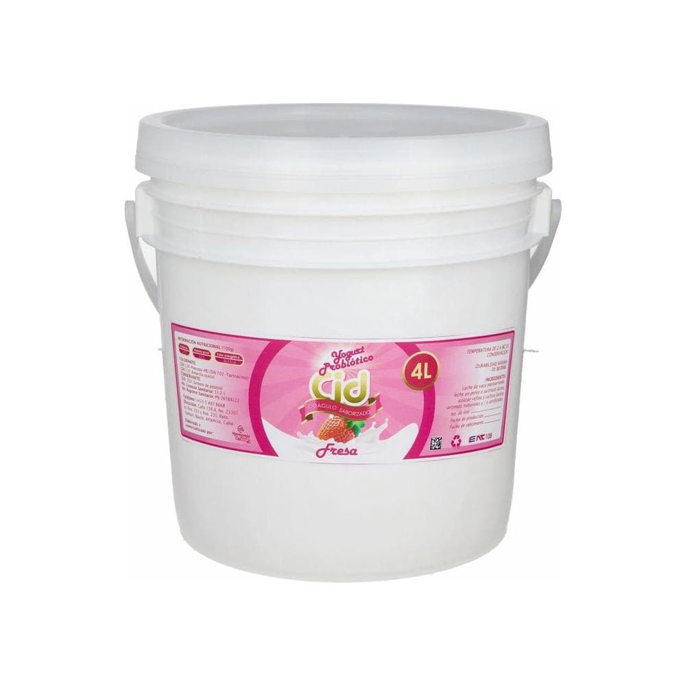 Yogurt probiótico saborizado de fresa Cid (4 L) - Miniatura 1