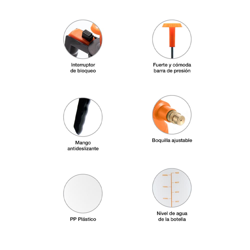 Atomizador - fumigador - para jardinería 2 L Security - Miniatura 2