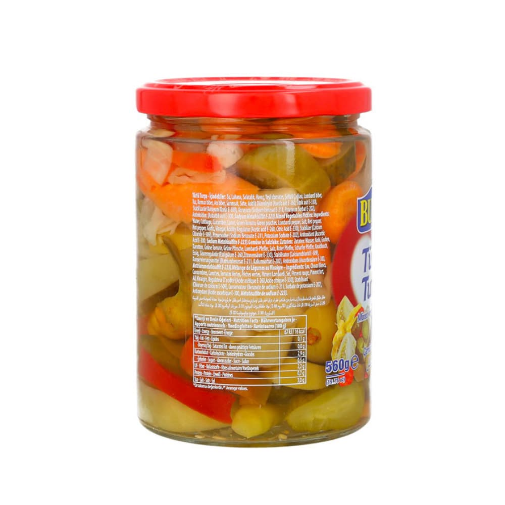 Encurtido de verduras mixtas Burcu (560 g / 1.23 lb) - Miniatura 2