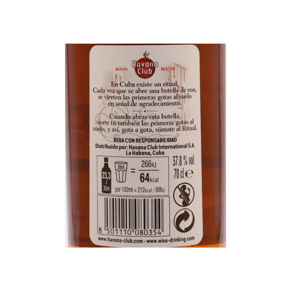 Ron Ritual Havana Club (700 ml) - Miniatura 3