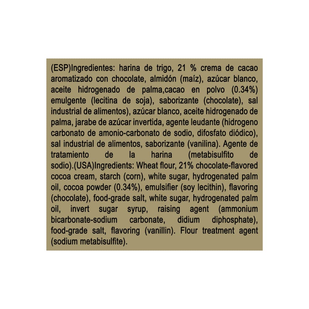 Galleta tipo sándwich con crema sabor chocolate Anita (145 g / 5.11 oz) - Miniatura 4