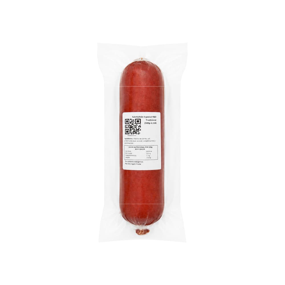 Salchichón especial tradicional Y&D (500 g / 1.1 lb) - Miniatura 2