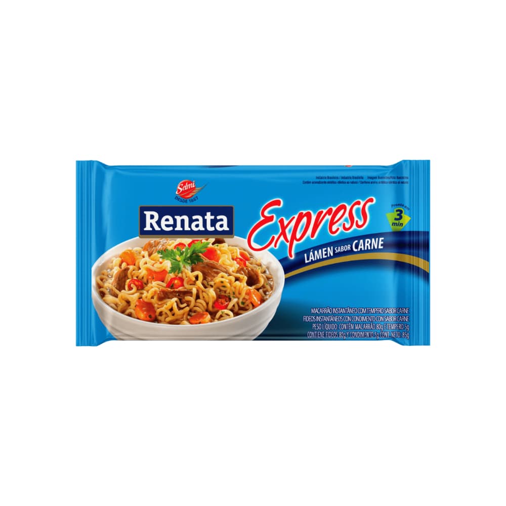 Fideos instantáneos sabor a carne Renata (85 g / 3 oz) - Miniatura 4