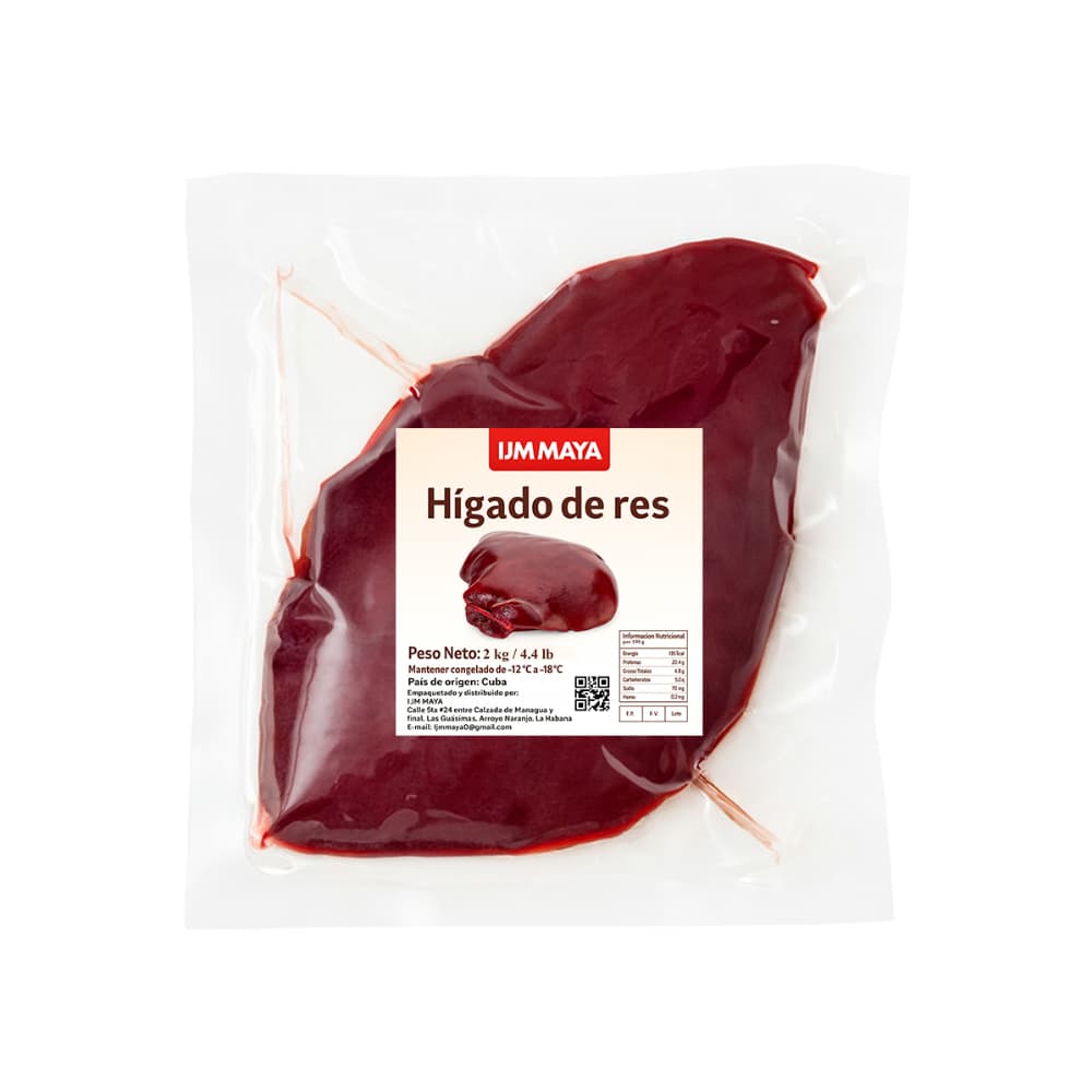 Hígado de res IJM Maya (2 kg / 4.4 lb) - Miniatura 2