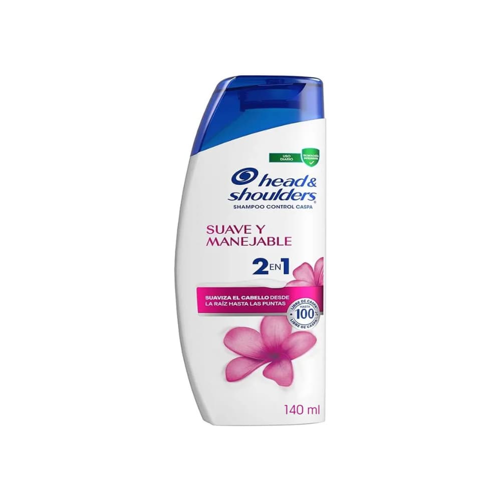 Champú control caspa suave y manejable 2 en 1 Head & Shoulders (140 ml) - Miniatura 1