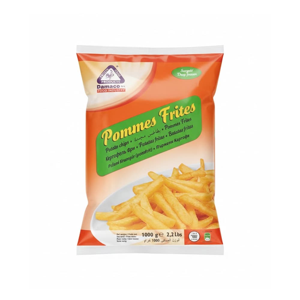 Papas prefritas Damaco (6 x 1 kg / 2.2 lb) - Miniatura 2