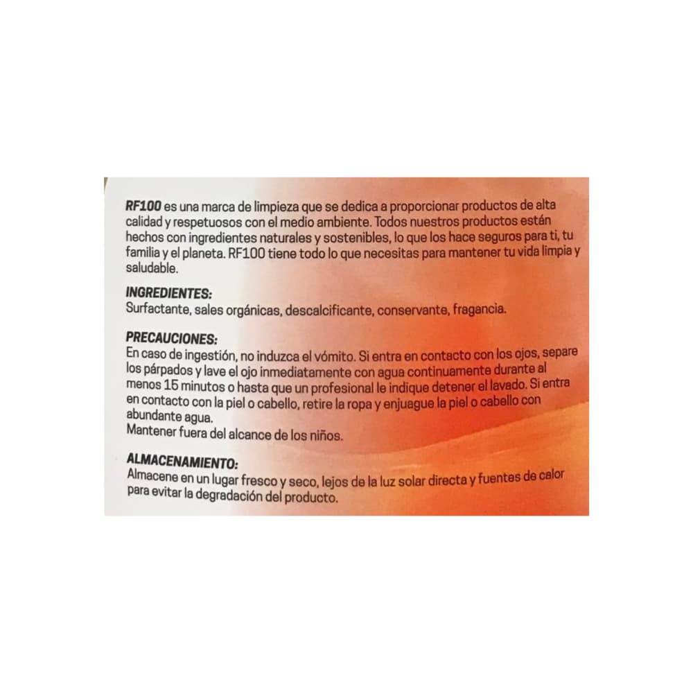 Lavavajilla fragancia fresa Rf100 (500 ml) - Miniatura 3