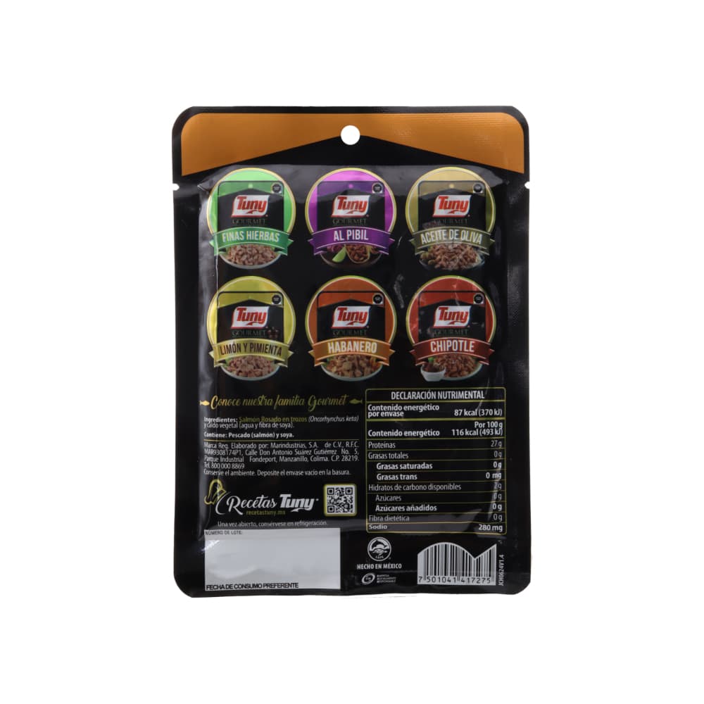 Salmón en agua gourmet Tuny (75 g / 2.64 oz) - Miniatura 3