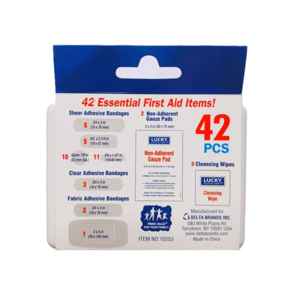 Vendajes variados de primeros auxilios Lucky Super Soft (42 U) - Miniatura 2