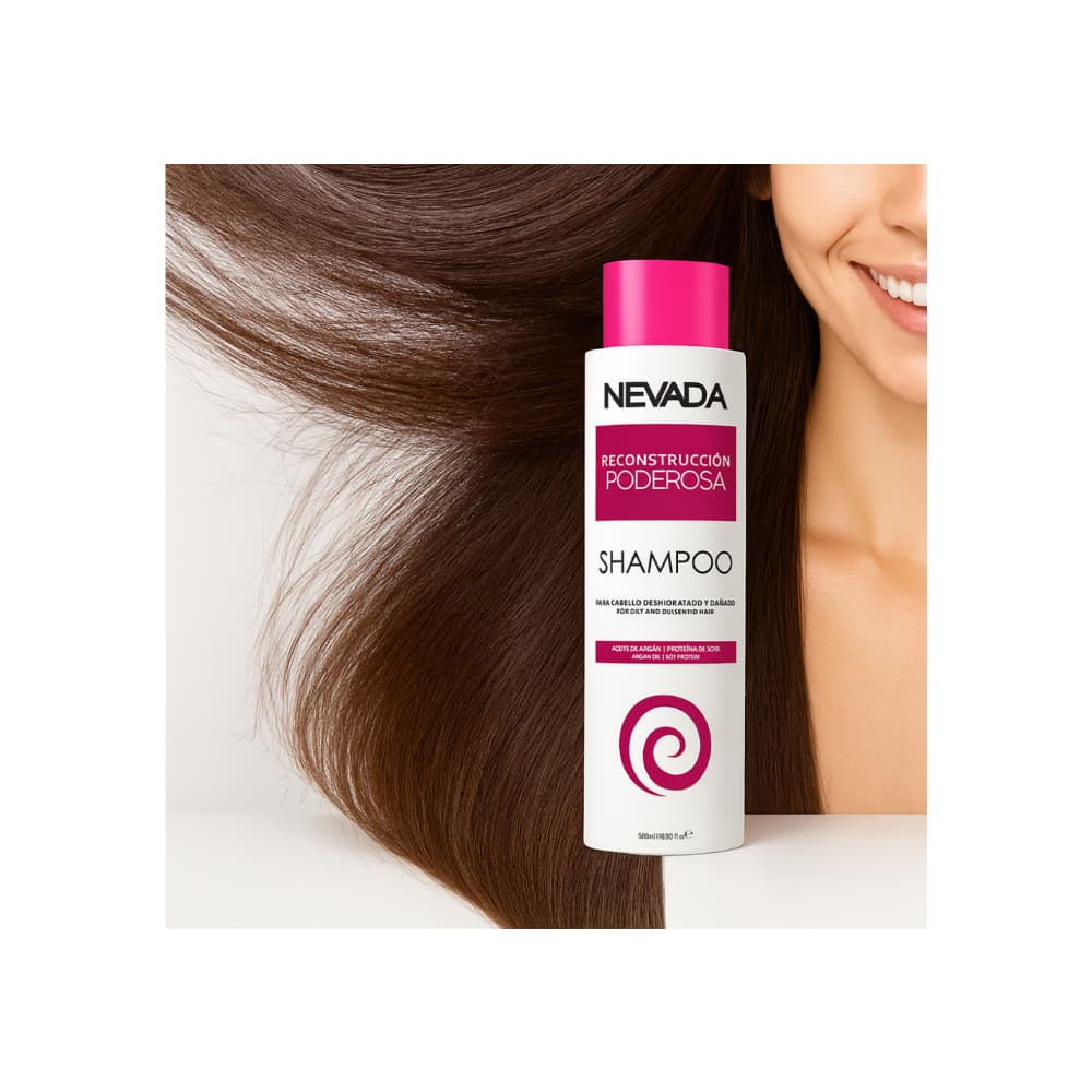 Champú para cabello deshidratado y dañado reconstrucción poderosa Nevada (500 ml) - Miniatura 4