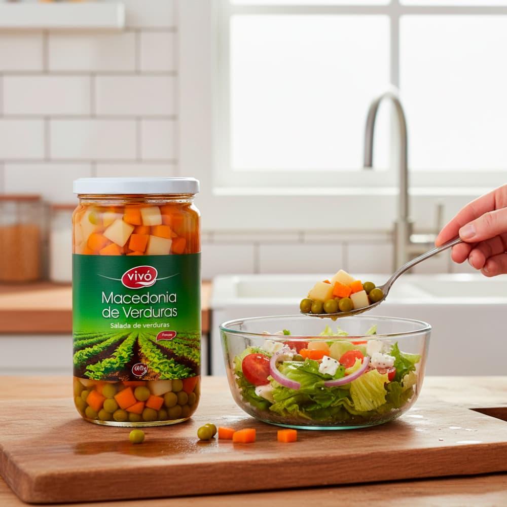Macedonia de verduras Vivó (660 g / 23.28 oz) - Miniatura 4