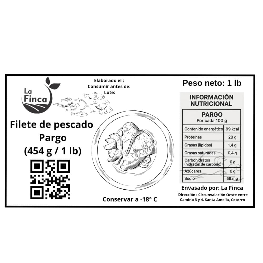 Filete de pescado Pargo (454 g / 1 lb) - Miniatura 4
