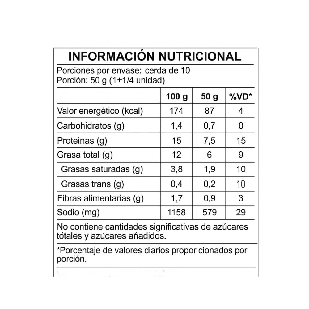 Salchichas de pollo y res Gui Bon Foods (480 g / 16.9 oz) - Miniatura 3