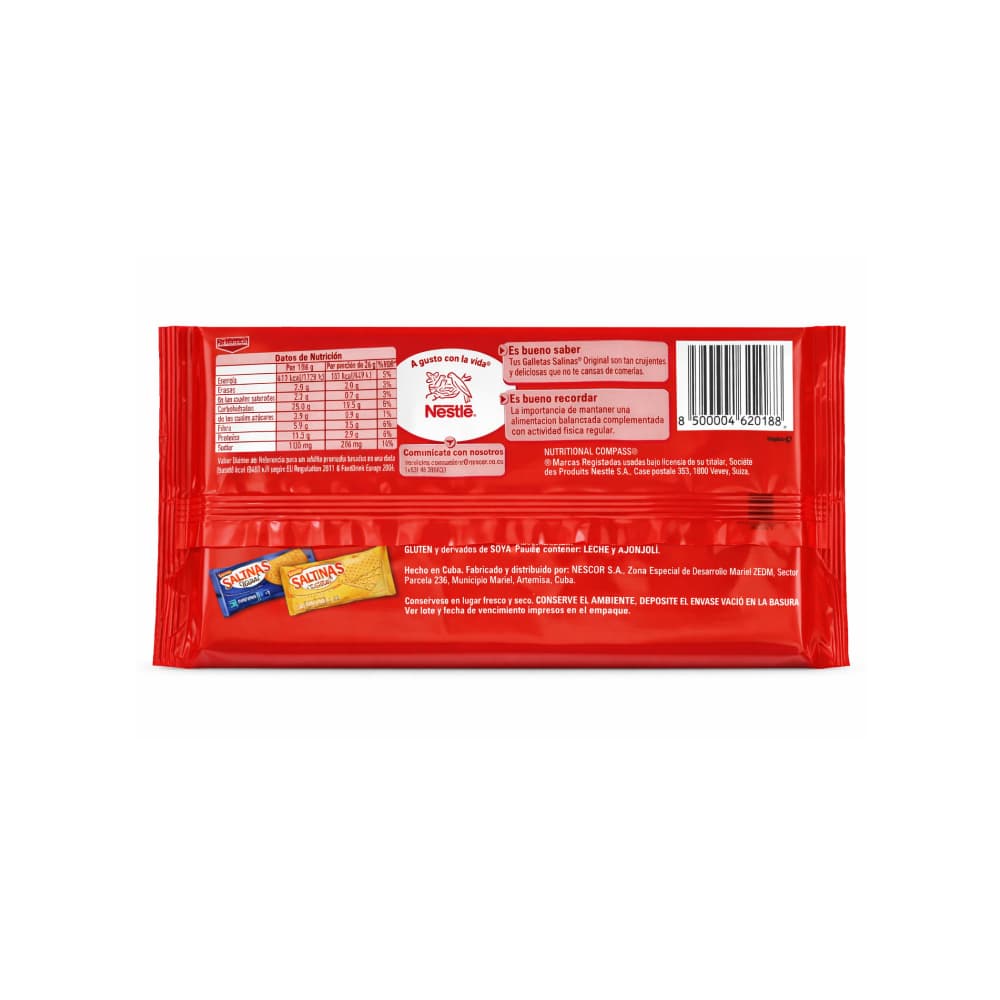 Galletas saladas original Saltinas Nestle (234 g / 8.25 oz) - Miniatura 5