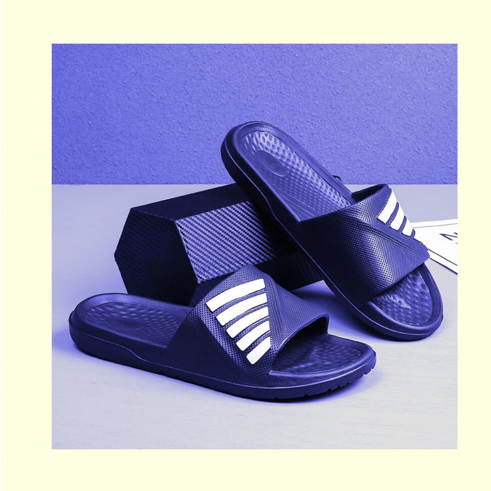 Chancleta de pala color azul para hombre Match (Talla 43) - Miniatura 2