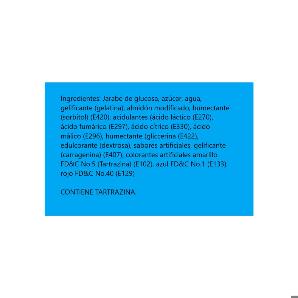 Gomas de gelatina sabores surtidos a banano, fresa, morazul rellenas con líquido sabor a fresa (55 g / 1.94 oz) - Miniatura 3