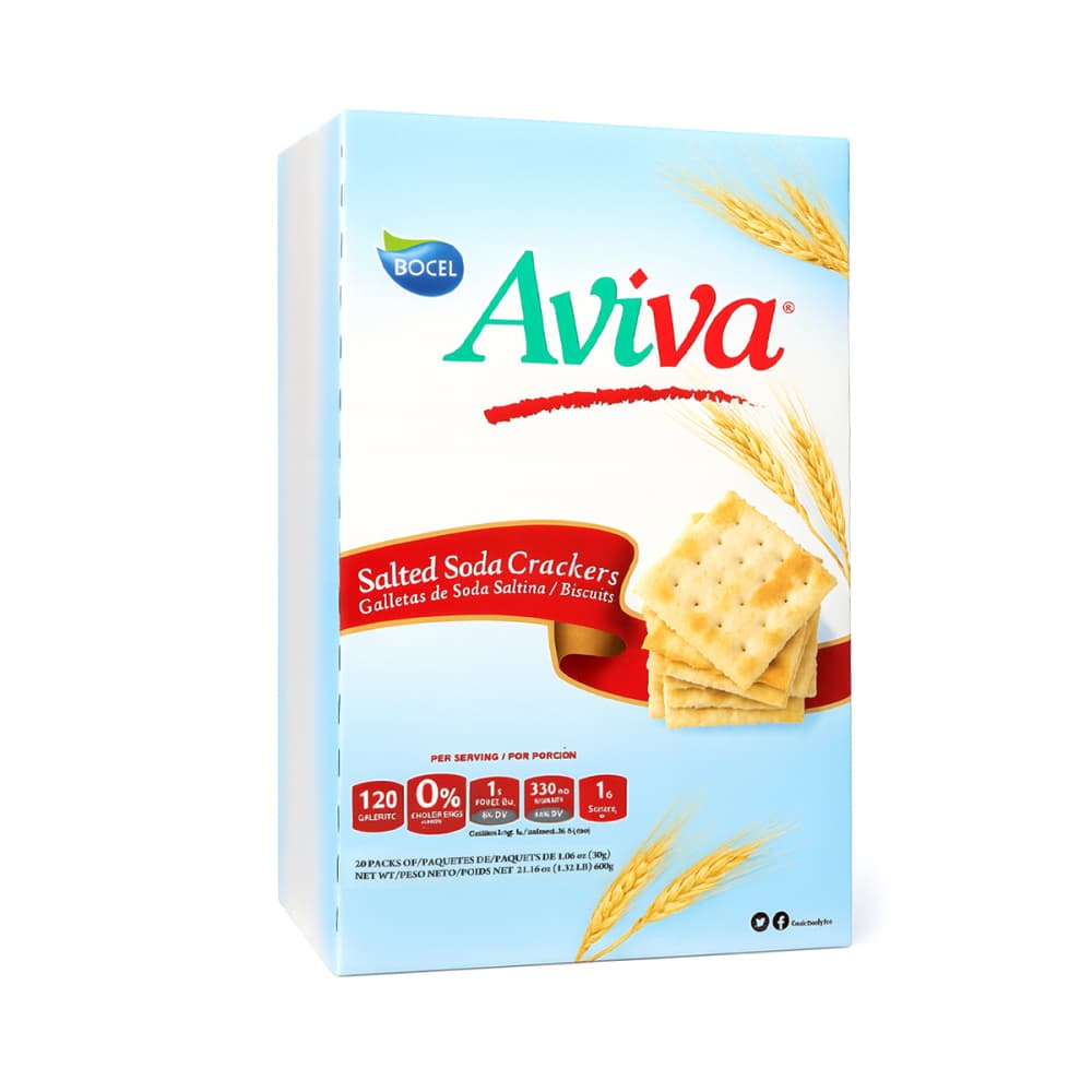 Galletas de soda saltina Aviva (600 g / 1.32 lb) - Miniatura 2