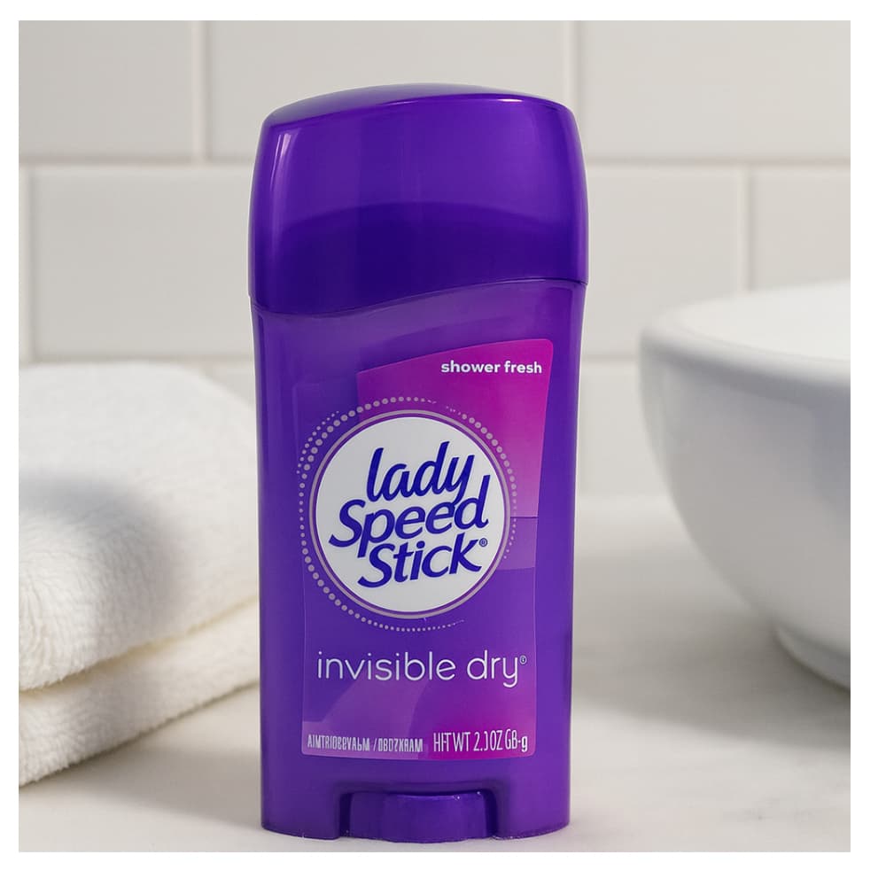 Desodorante en barra para mujer Lady Speed Shower Fresh (65 g / 2.3 oz) - Miniatura 4