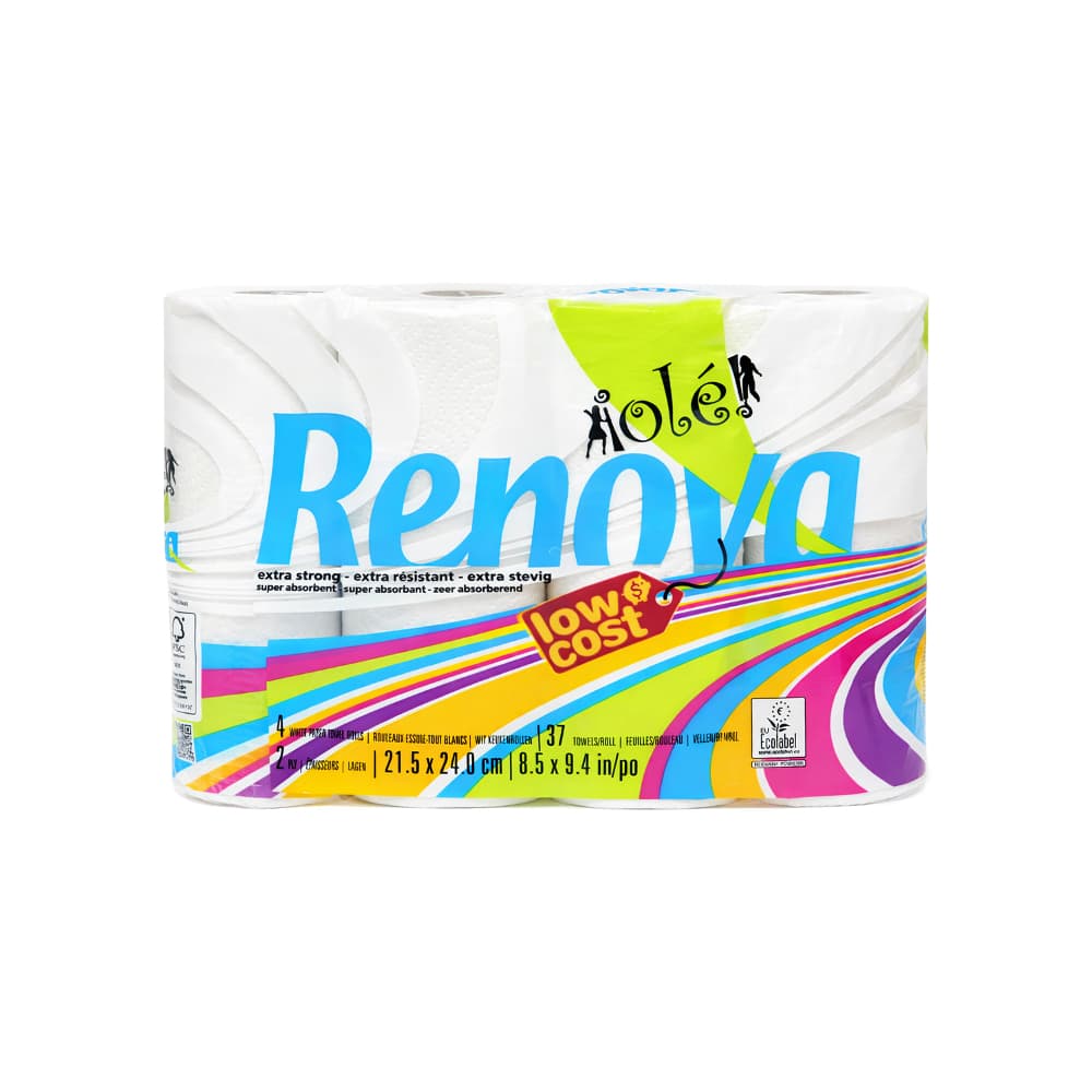 Toallas de papel para cocina Olé Renova (4 U) - Miniatura 1