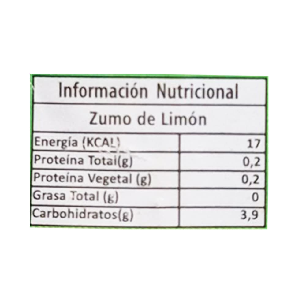 Zumo de limón (4 x 1 L) - Miniatura 3