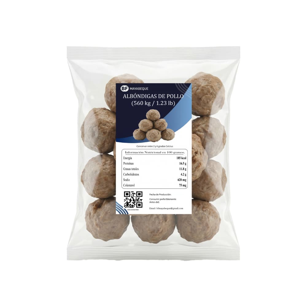 Albóndigas de pollo BF Mayabeque (560 g / 1.23 lb) - Miniatura 1