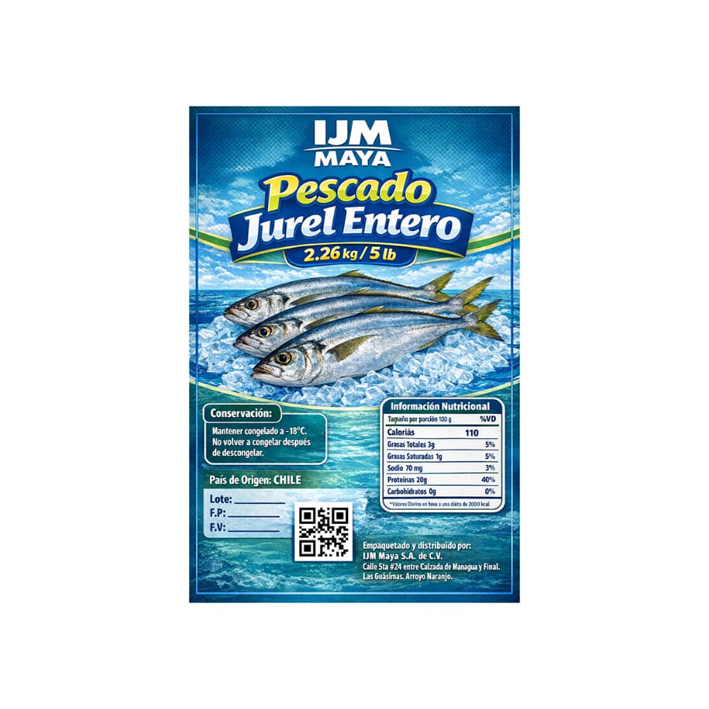 Pescado jurel entero IJM Maya (2.26 kg / 5 lb) - Miniatura 2