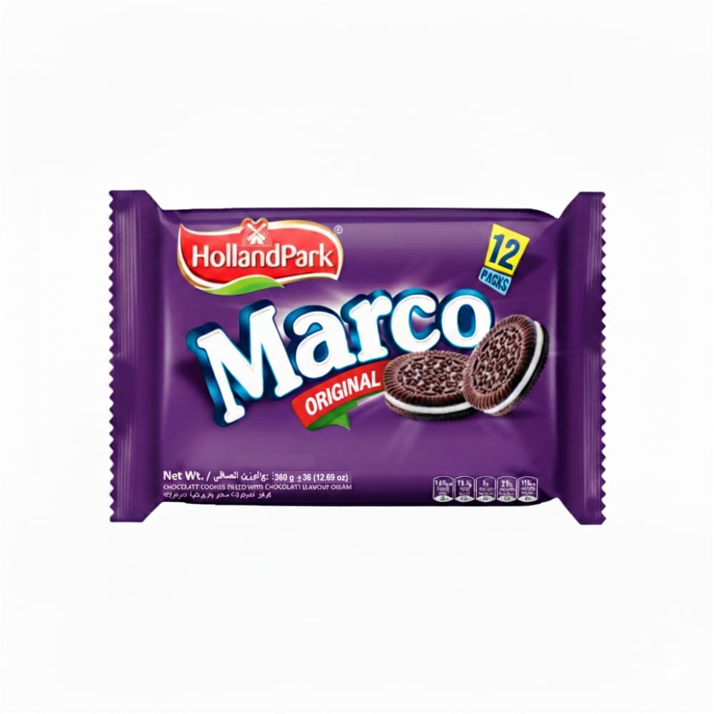 Galletas de chocolate con relleno sabor vainilla Marco Holland Park (360 g / 12.69 oz) - Miniatura 2