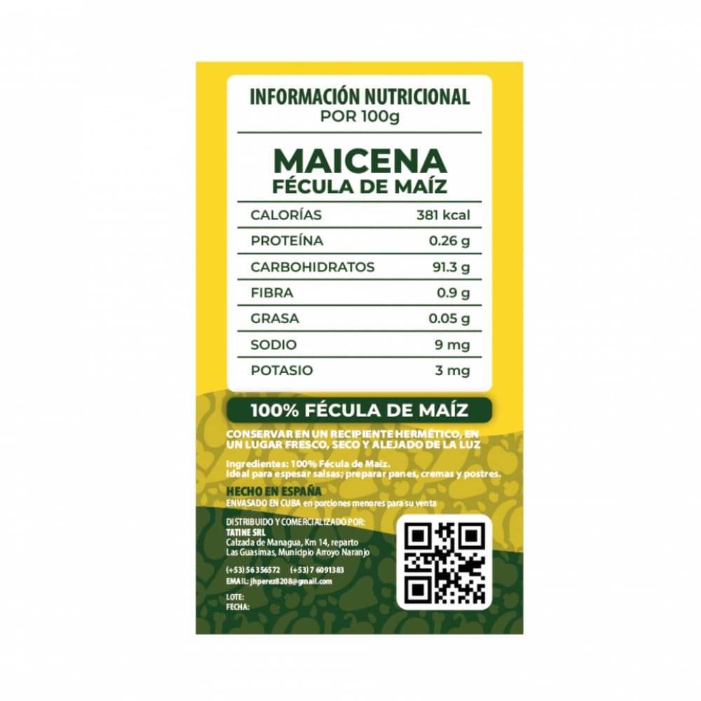 Maicena Campo Vivo (5 x 500 g / 1.1 lb) - Miniatura 2