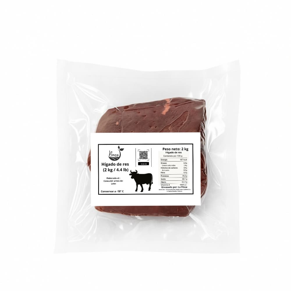 Hígado de res La Finca (2 kg / 4.4 lb) - Imagen 1