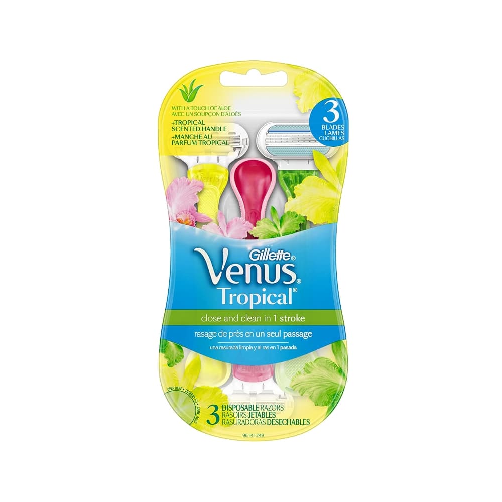 Maquinilla de afeitar Tropical Gillette Venus (3 U) - Imagen 1
