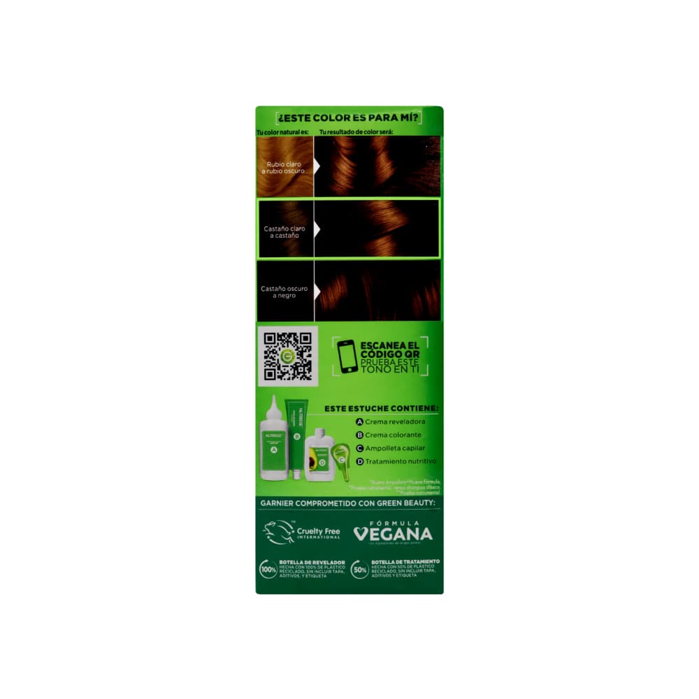Tinte para el cabello No.57 caramelo Nutrisse Garnier - Miniatura 4