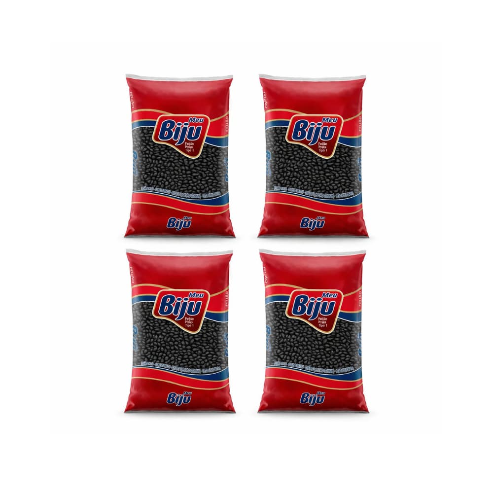 Frijoles negros MEU BIJU (4 x 1 kg / 2.2 lb) - Miniatura 1