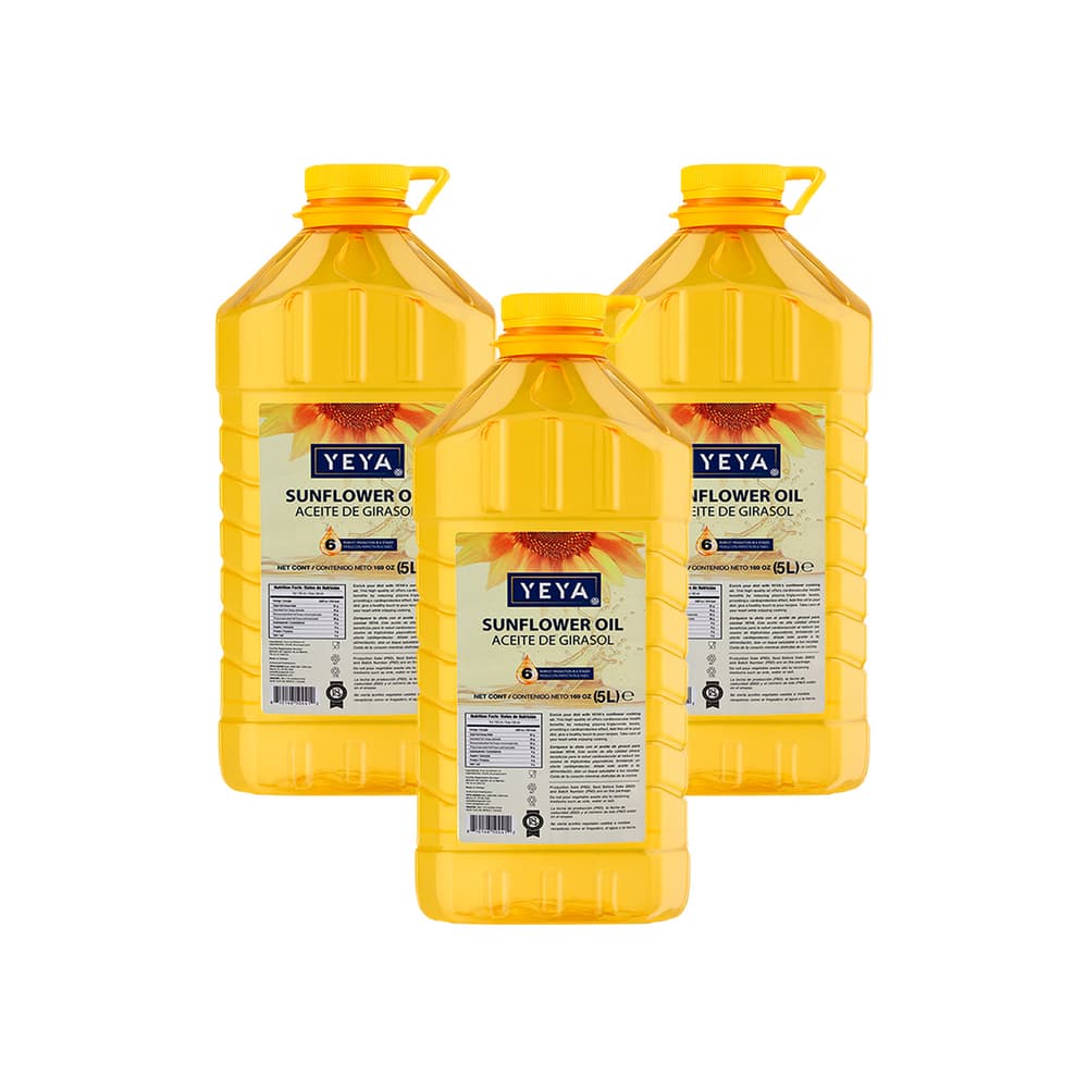Aceite de girasol Yeya (3 x 5 L) - Imagen 1