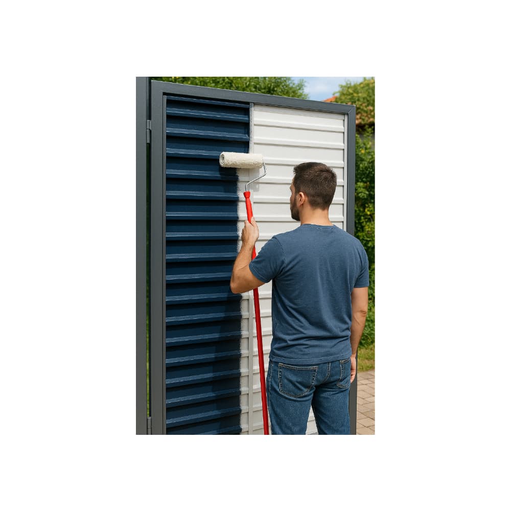 Pintura devocryl 500 esmalte acrílico interior y exterior color blanco Devox Caribe (1 L) - Miniatura 4