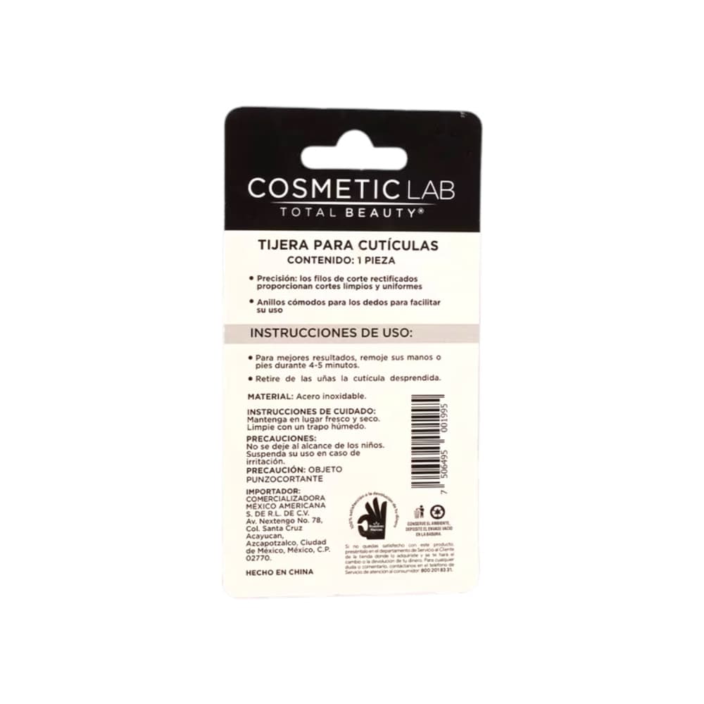 Tijera para cutícula Cosmetic Lab - Miniatura 2
