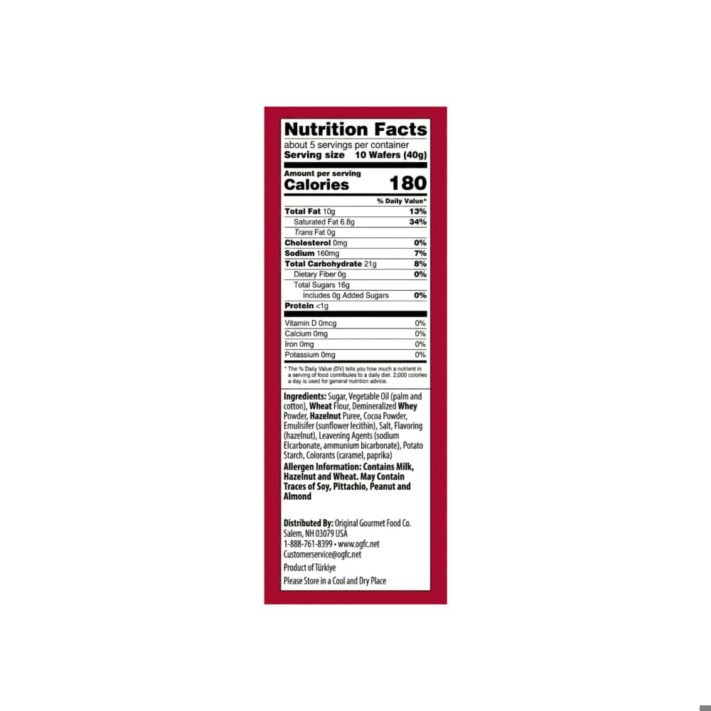Sorbetos rellenos con crema de avellanas Original Gourmet (200 g / 7.05 oz) - Miniatura 3