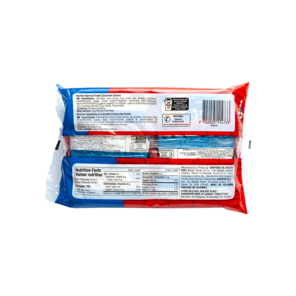 Galletas dulces rellenas con crema sabor a vainilla Festival (403 g / 14.22 oz) - Miniatura 2
