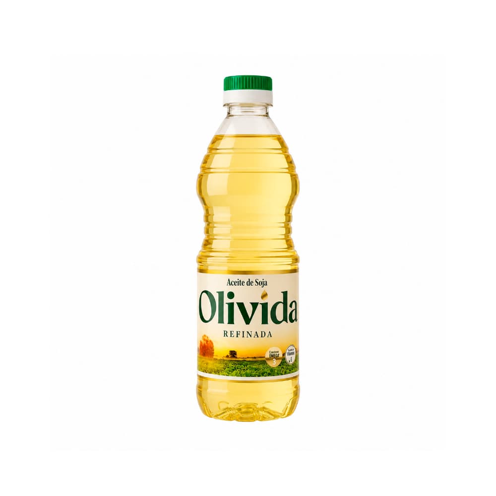 Aceite de soja refinada Olivida (900 ml) - Miniatura 1
