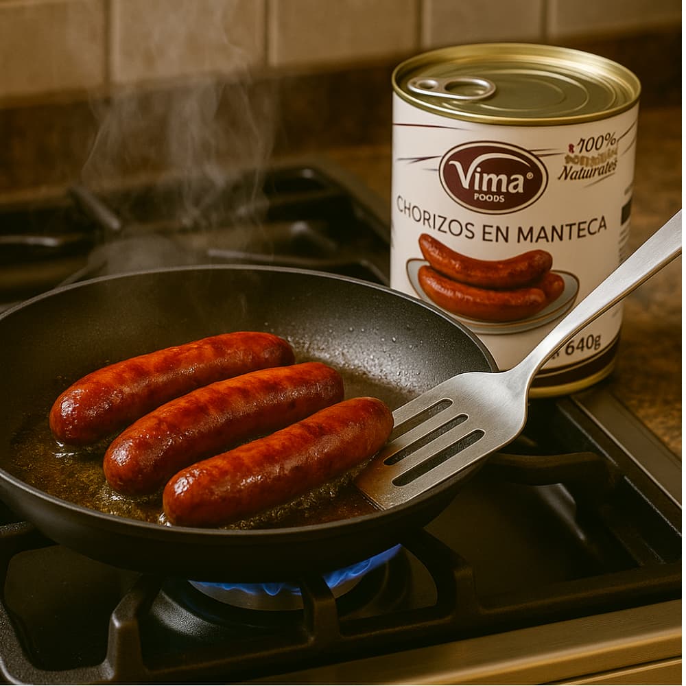 Chorizos en manteca Vima Foods (640 g / 1.41 lb) - Miniatura 3